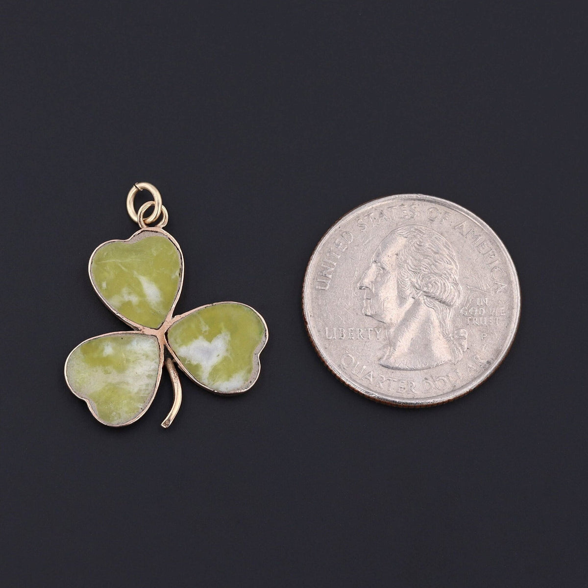 Clover Pendant | Vintage Pendant - Trademark Antiques