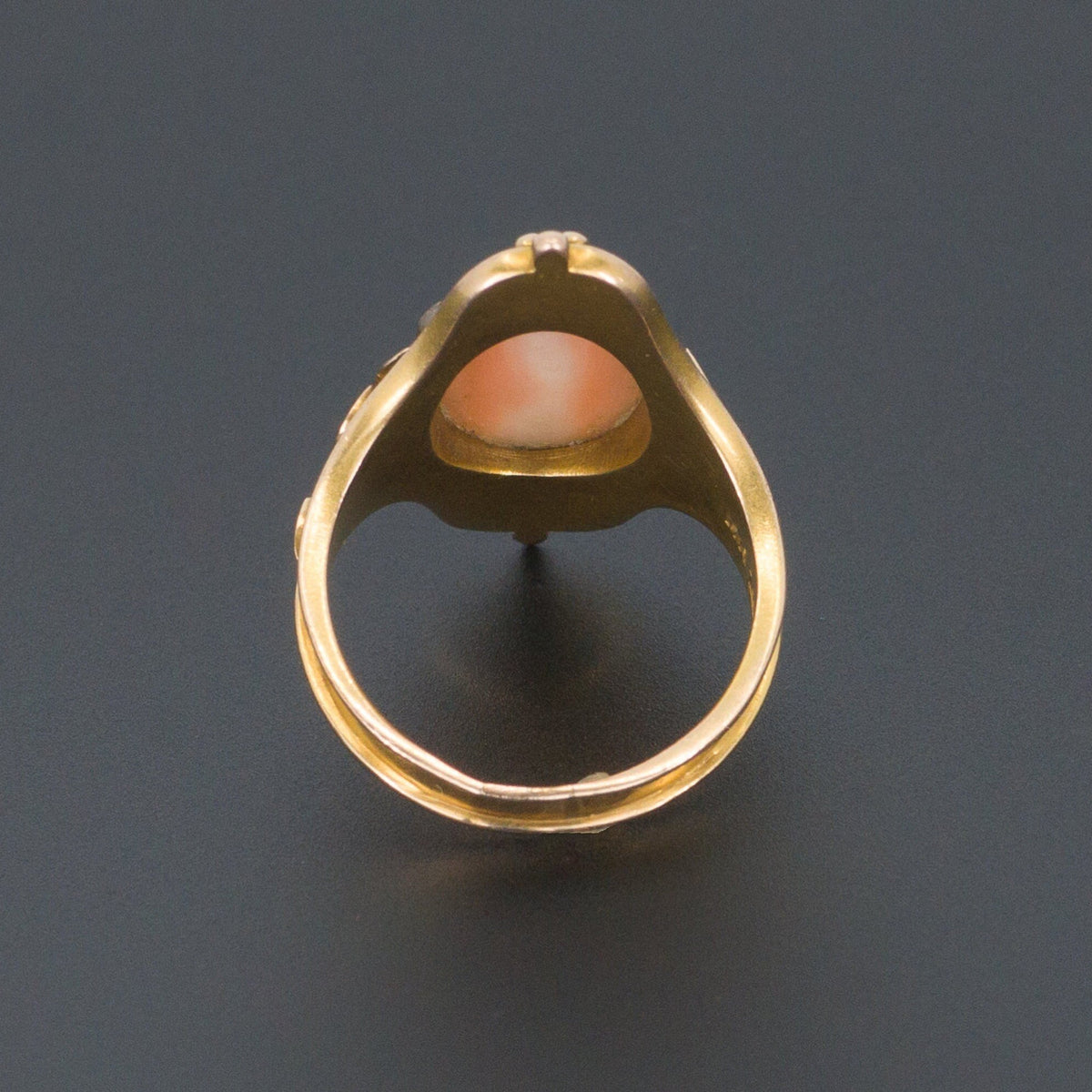 Coral Ring | Antique Coral Ring - Trademark Antiques