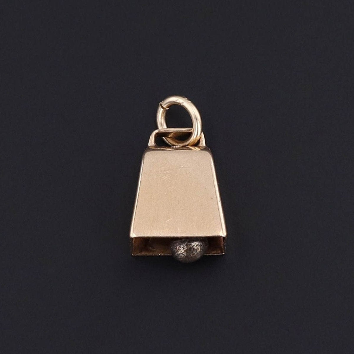 Cowbell Charm | Bell Pendant - Trademark Antiques