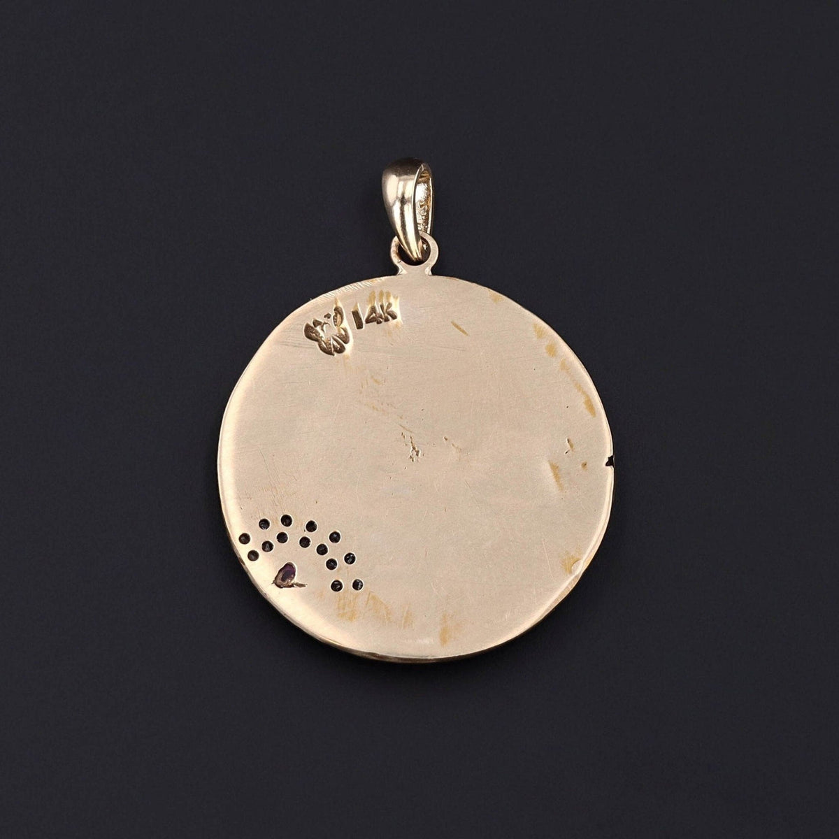 Crane Pendant | Bird Pendant - Trademark Antiques