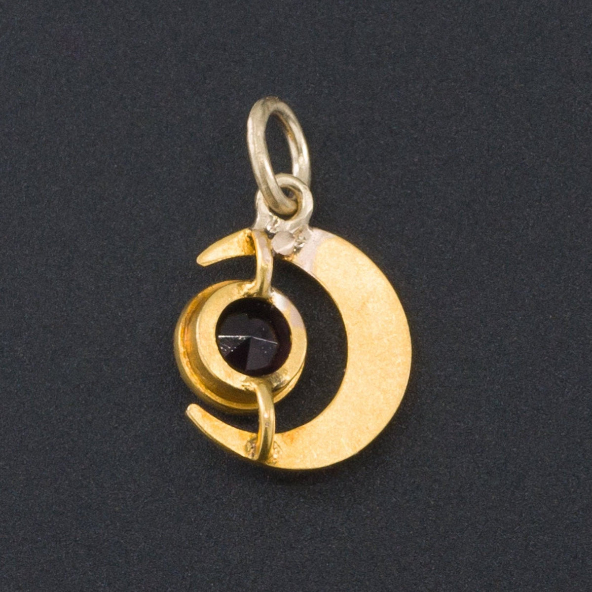 Crescent Moon Charm | Antique Crescent Charm - Trademark Antiques