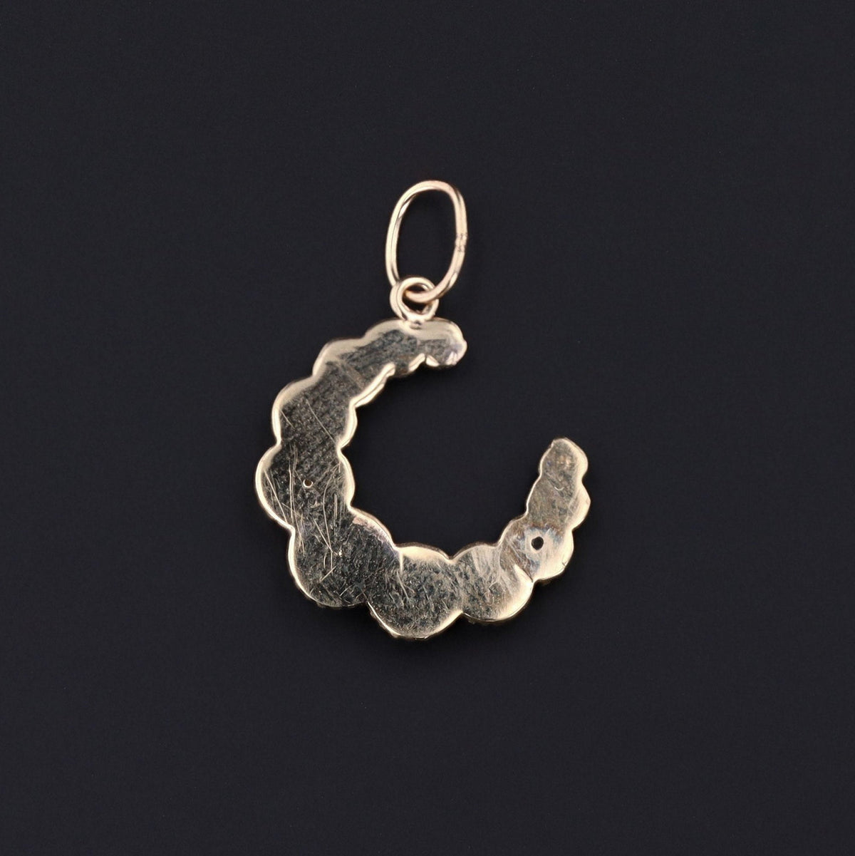 Crescent Moon Charm | Antique Crescent Charm - Trademark Antiques