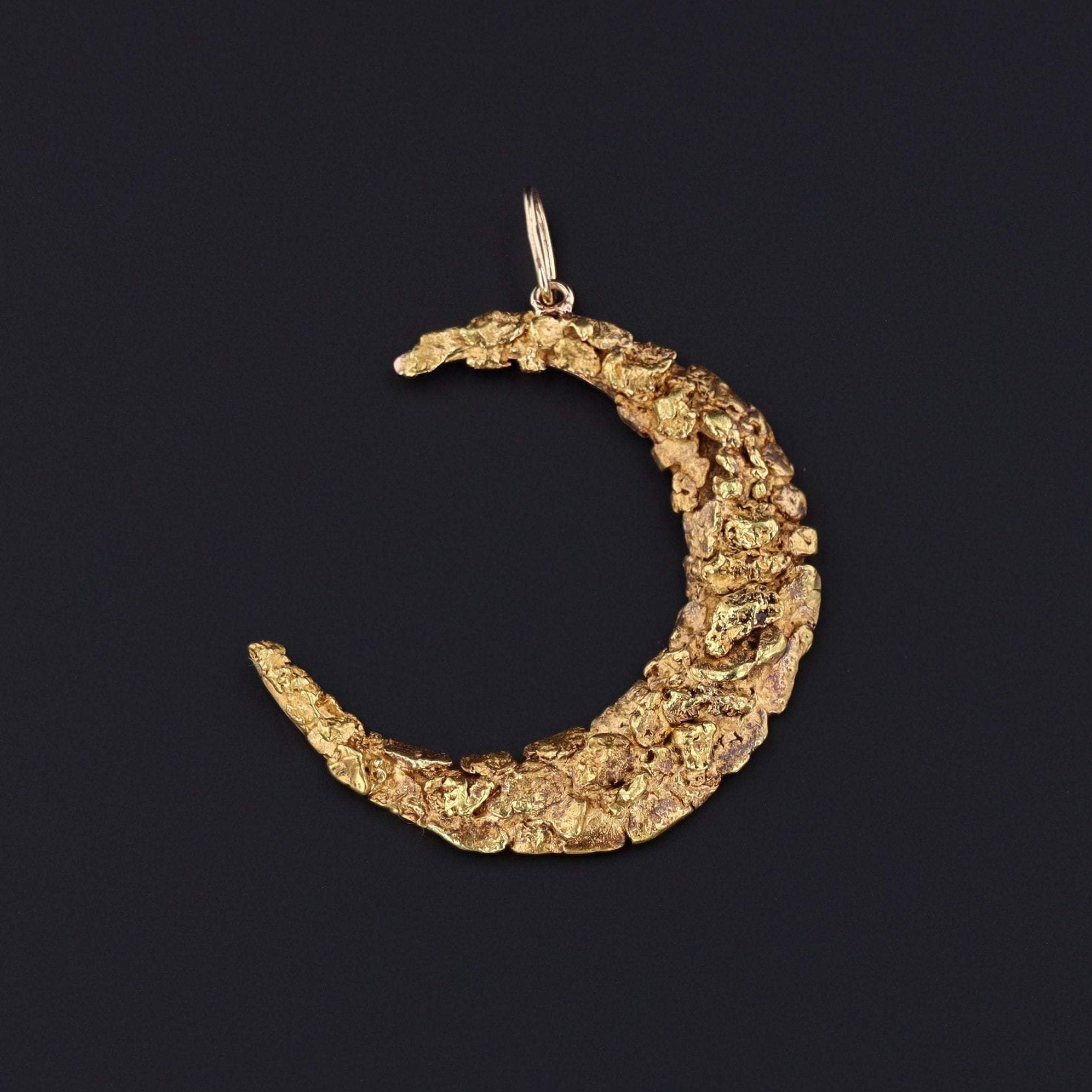 Crescent Moon Pendant | Antique Crescent - Trademark Antiques