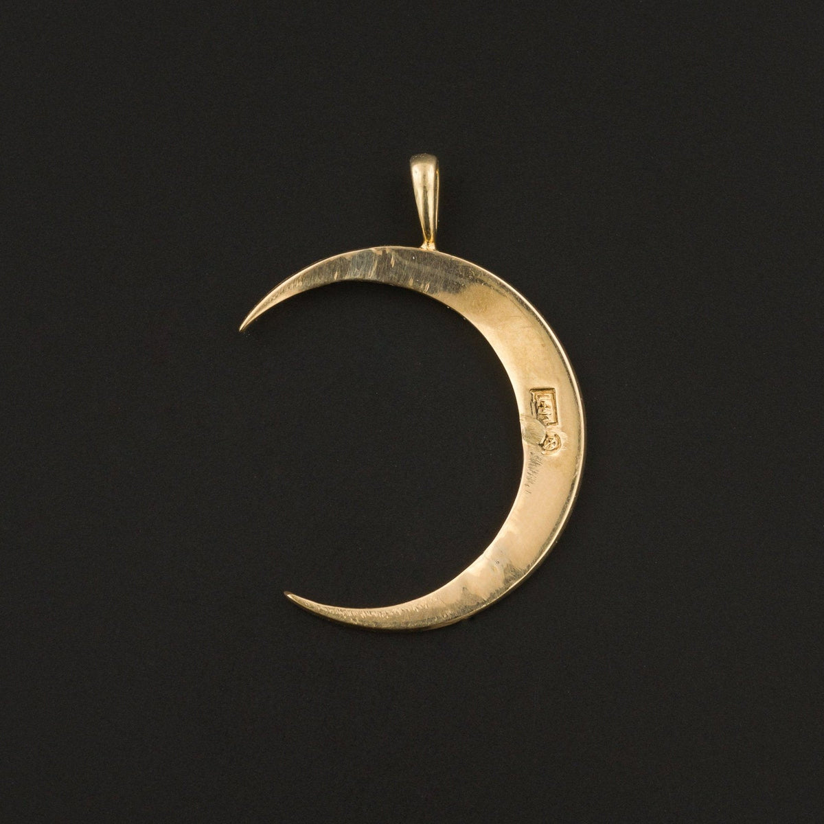Crescent Moon Pendant | Antique Crescent &amp; Star Pendant - Trademark Antiques