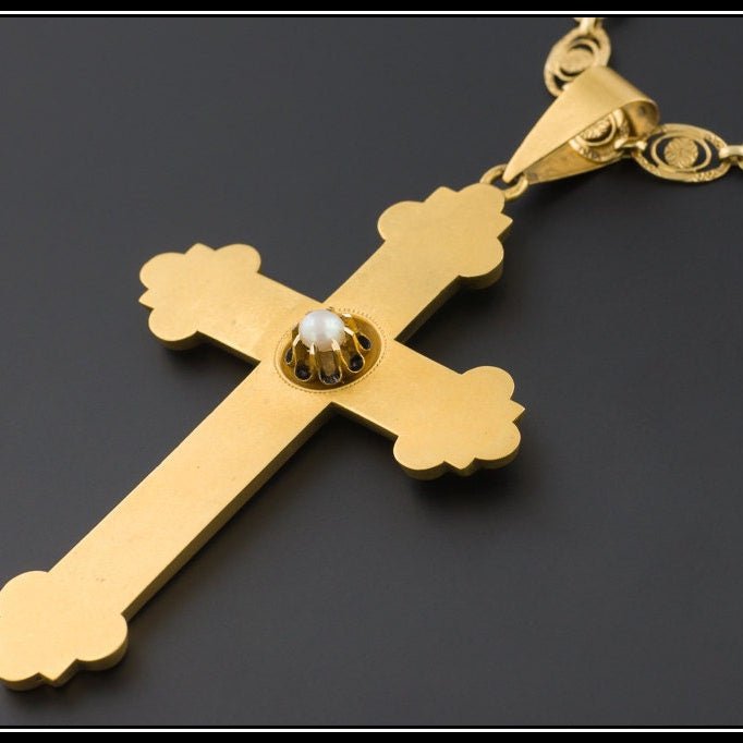 Cross Pendant | Antique Cross Pendant - Trademark Antiques