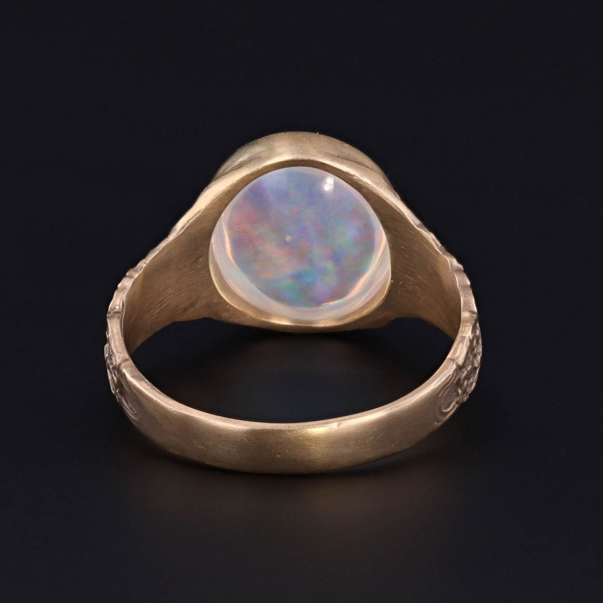 Crystal Opal Ring | 14k Gold Opal Bird Ring - Trademark Antiques