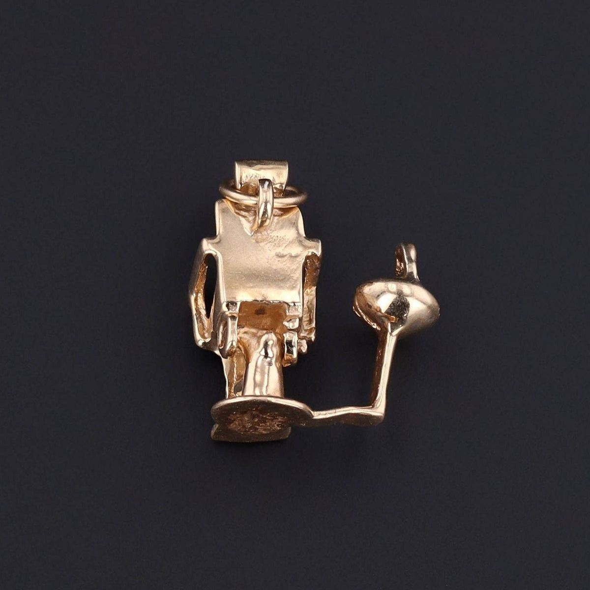 Dental Chair Charm | 14k Gold Charm - Trademark Antiques