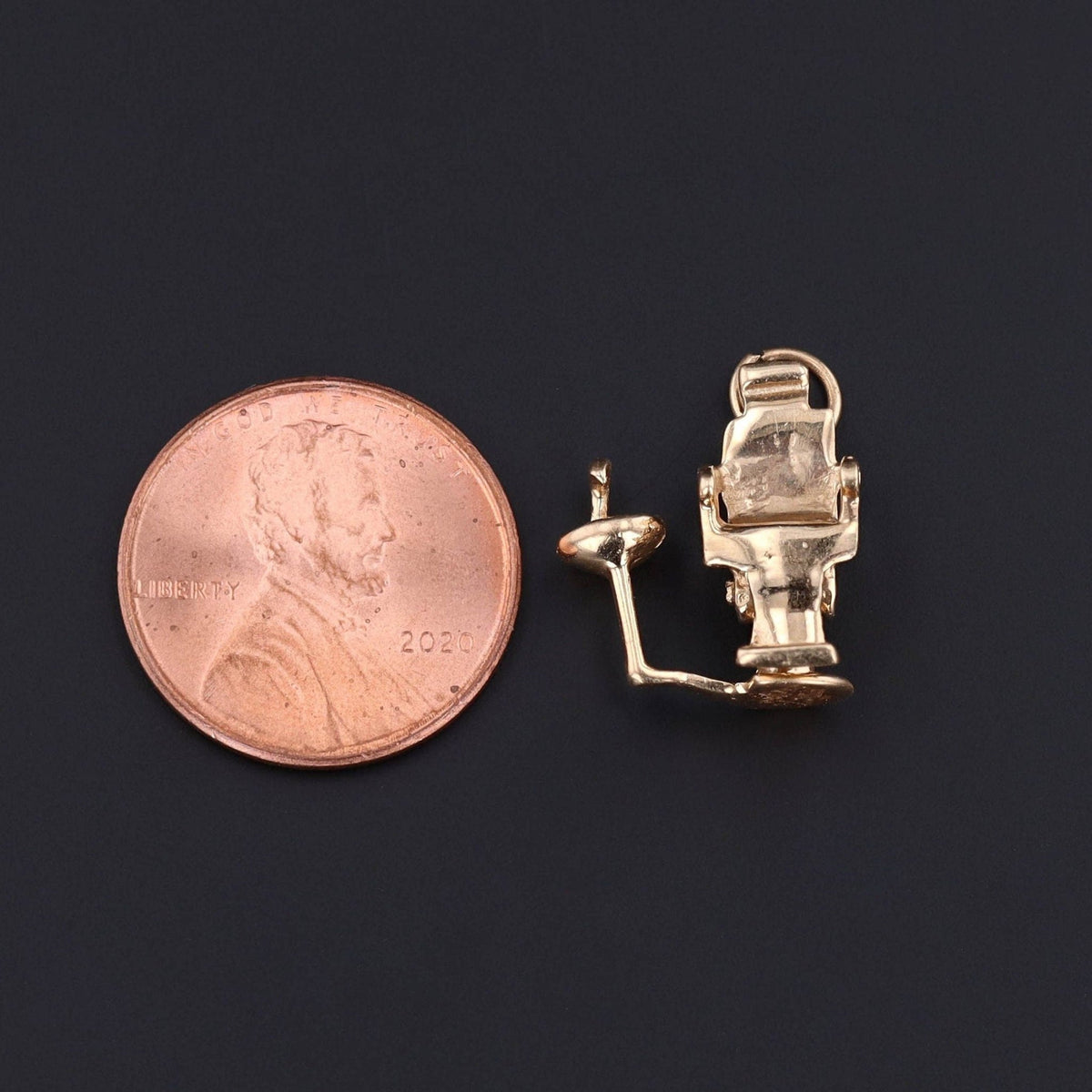 Dental Chair Charm | 14k Gold Charm - Trademark Antiques