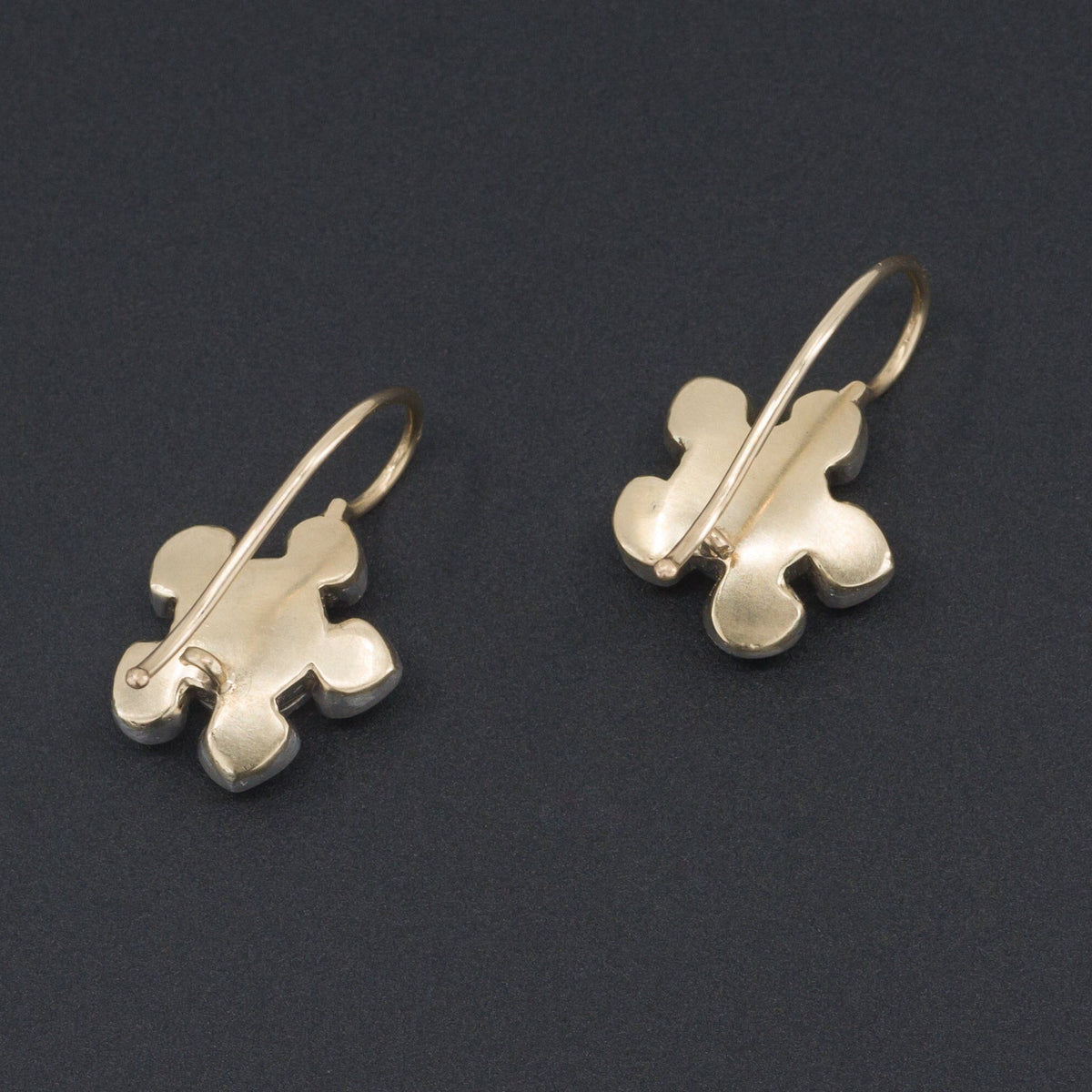 Diamond Earrings | Diamond Flower Earrings - Trademark Antiques