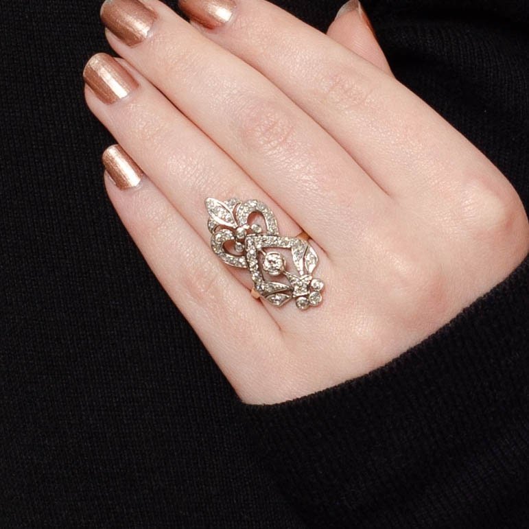 Diamond Ring | Antique Ring - Trademark Antiques