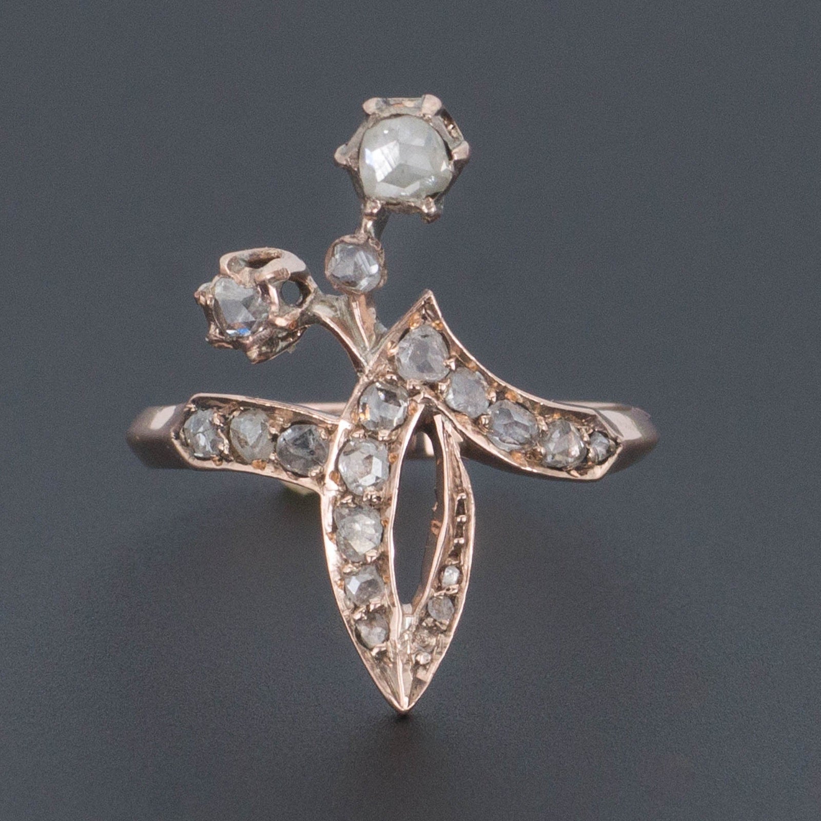 Diamond Ring | Vintage Diamond Ring - Trademark Antiques