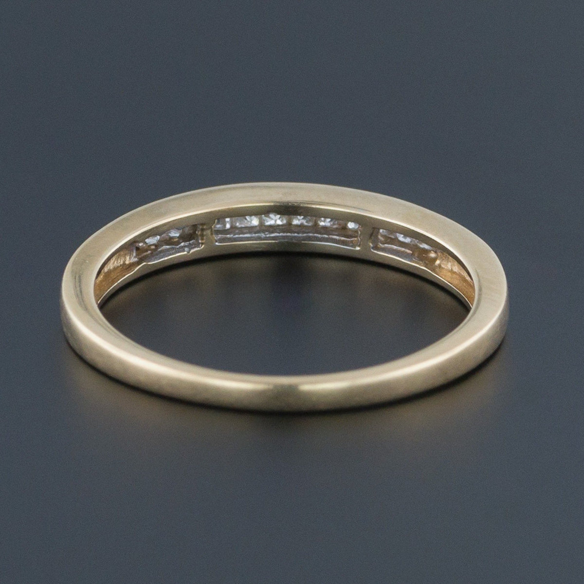 Diamond Wedding Band | Channel Set Diamond Wedding Ring - Trademark Antiques