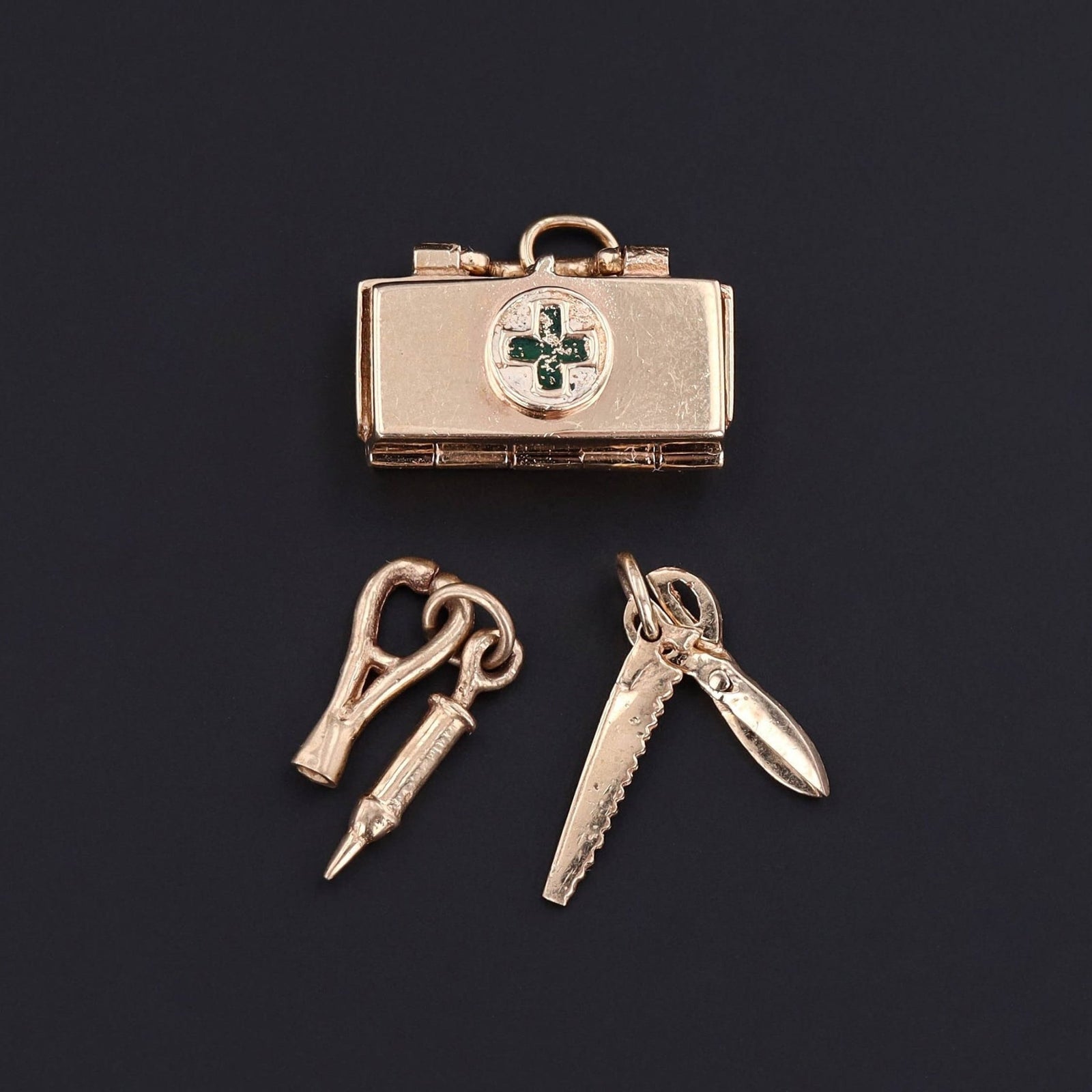 Doctor's Bag with Tools | Moveable Charm - Trademark Antiques