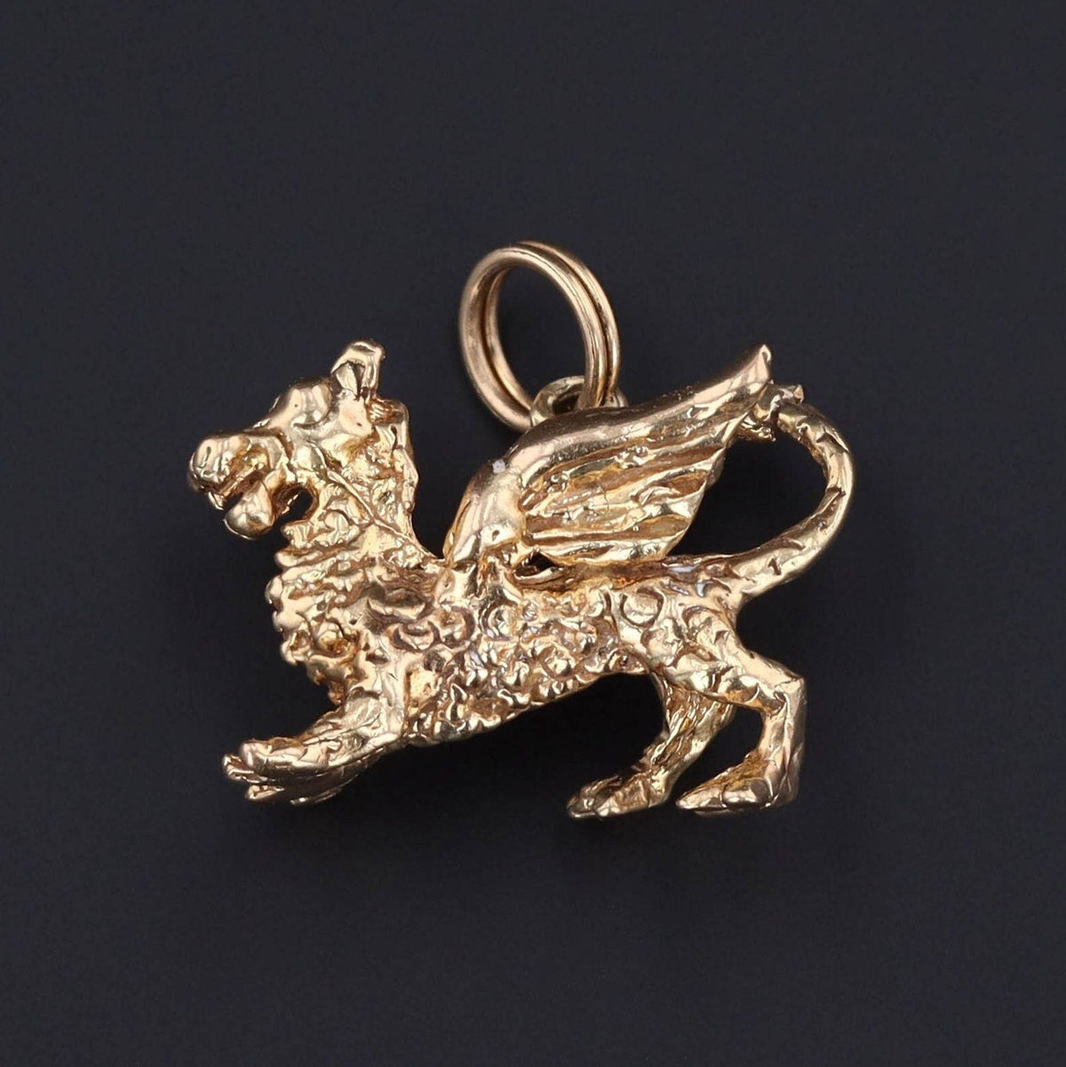Dragon Charm | Antique Dragon Charm - Trademark Antiques