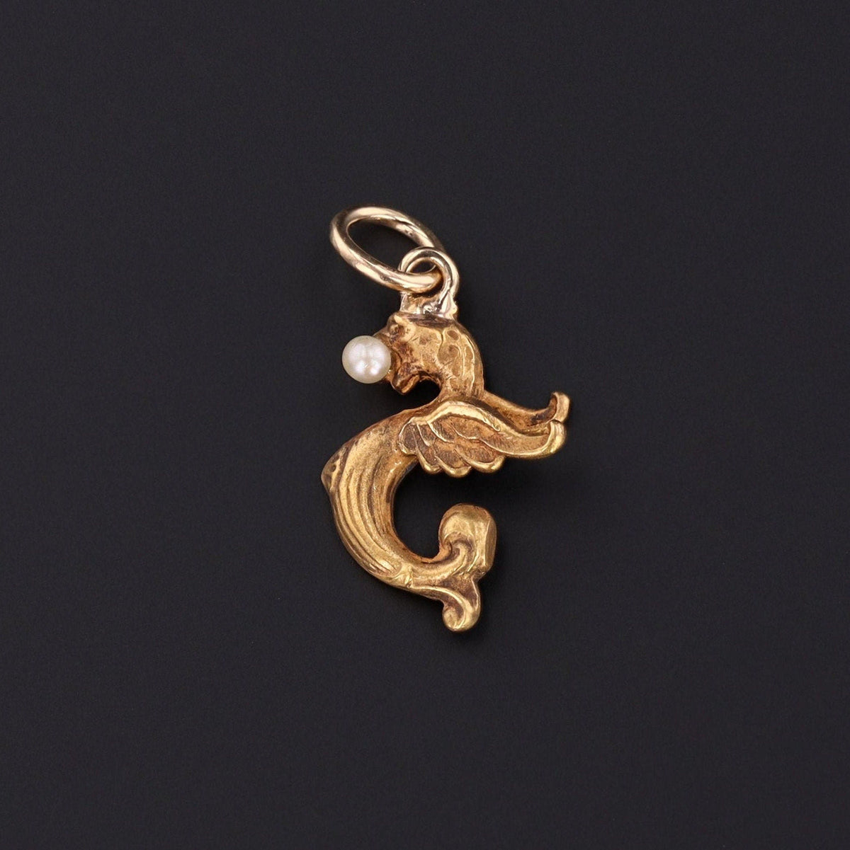 Dragon Charm | Antique Dragon Charm - Trademark Antiques