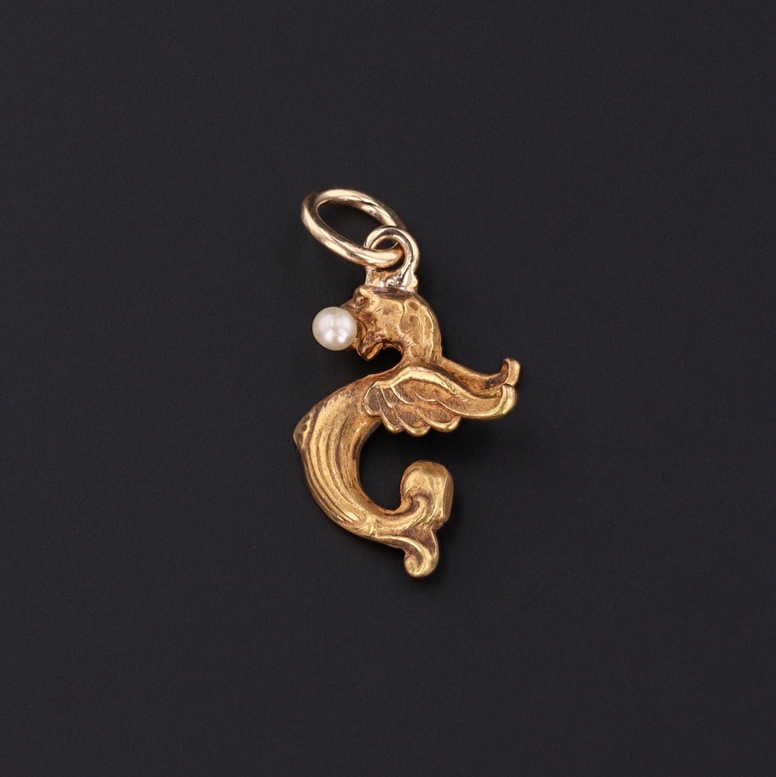 Dragon Charm | Antique Dragon Charm - Trademark Antiques
