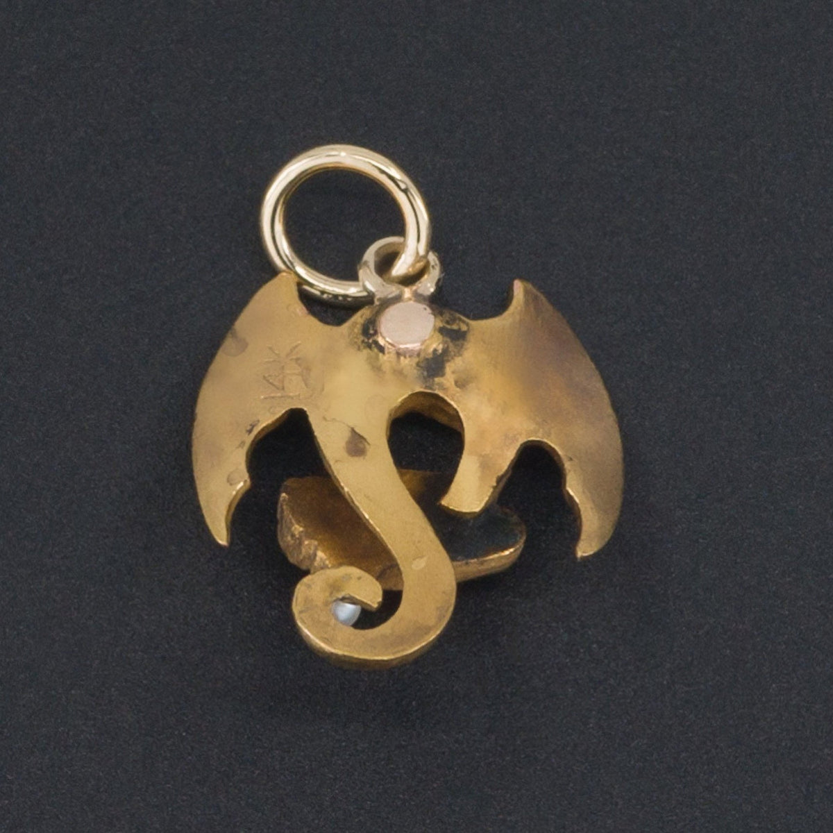 Dragon Charm | Antique Dragon Charm - Trademark Antiques