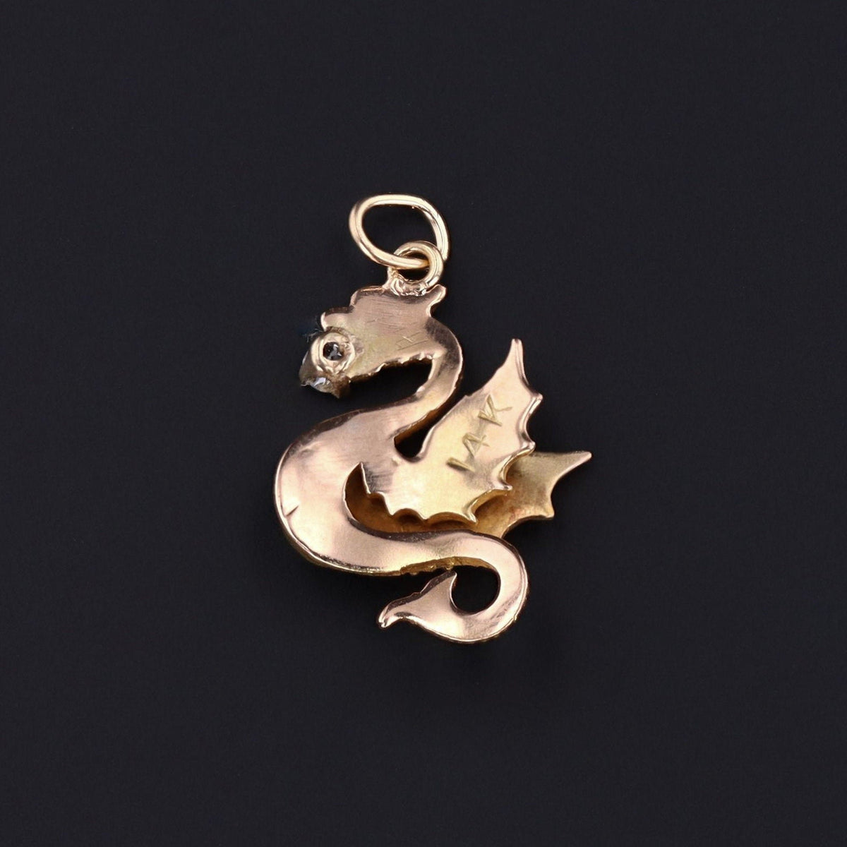 Dragon Charm | Antique Dragon Charm - Trademark Antiques