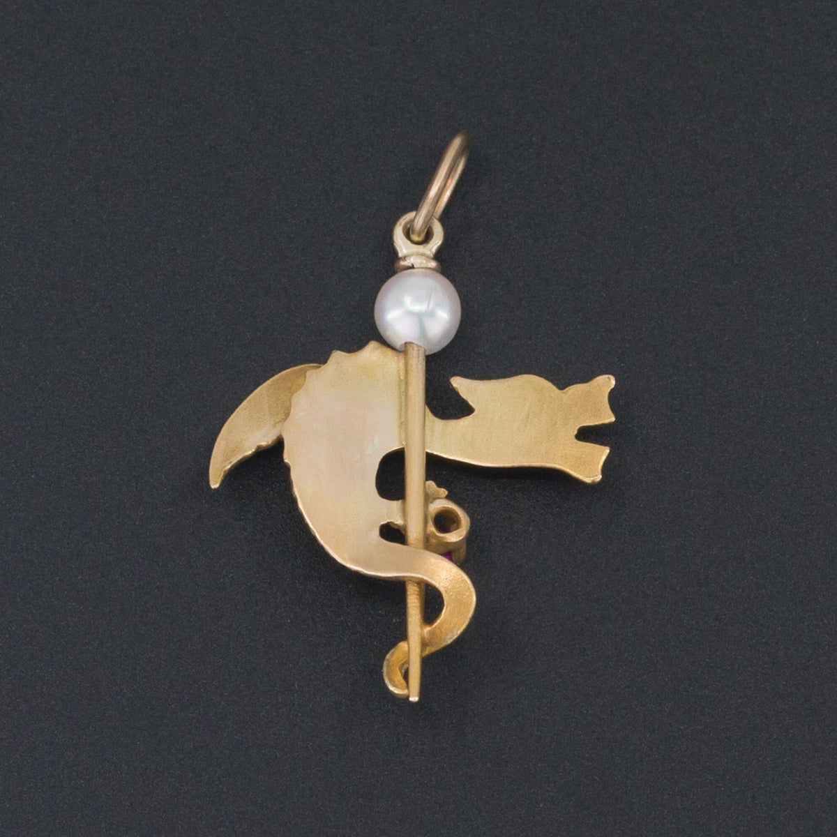 Dragon or Basilisk Charm | Antique Dragon Charm - Trademark Antiques