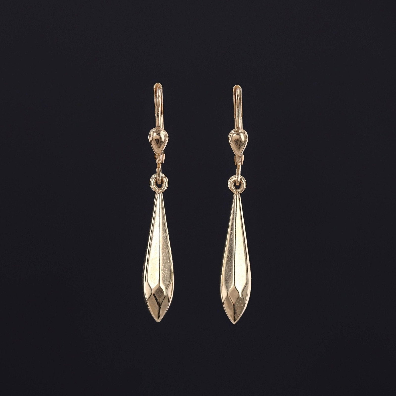 Drop Earrings | 14k Gold Earrings - Trademark Antiques