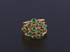 Vintage Emerald Harem Ring of 14k Gold