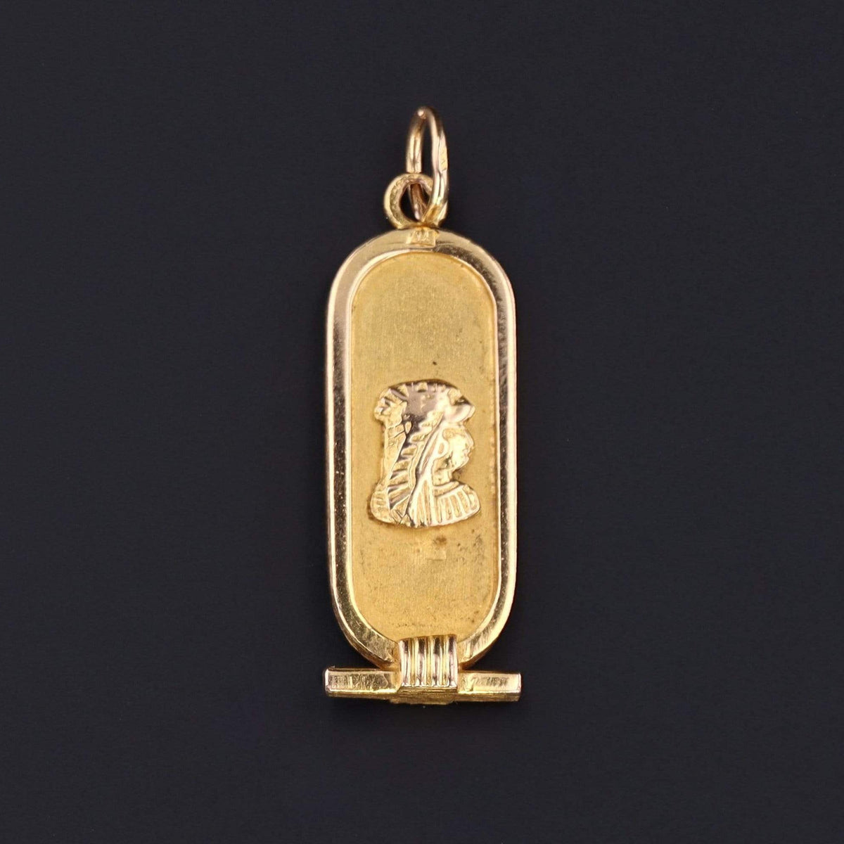 Egyptian Hieroglyphic Charm | 18k Gold Charm - Trademark Antiques
