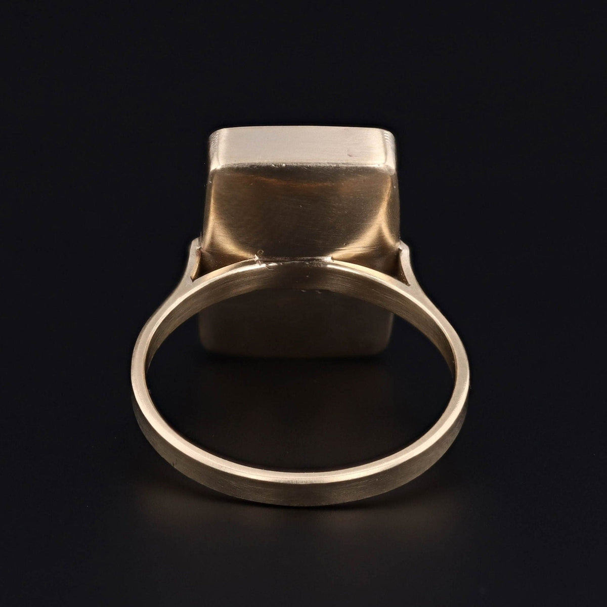 Enamel Cherub Ring | 14k Gold Ring - Trademark Antiques