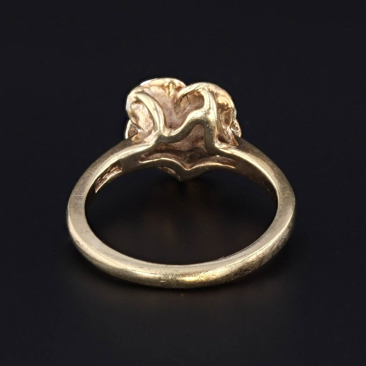 Enamel Pansy Ring by Larter &amp; Sons | Enamel Flower Ring - Trademark Antiques