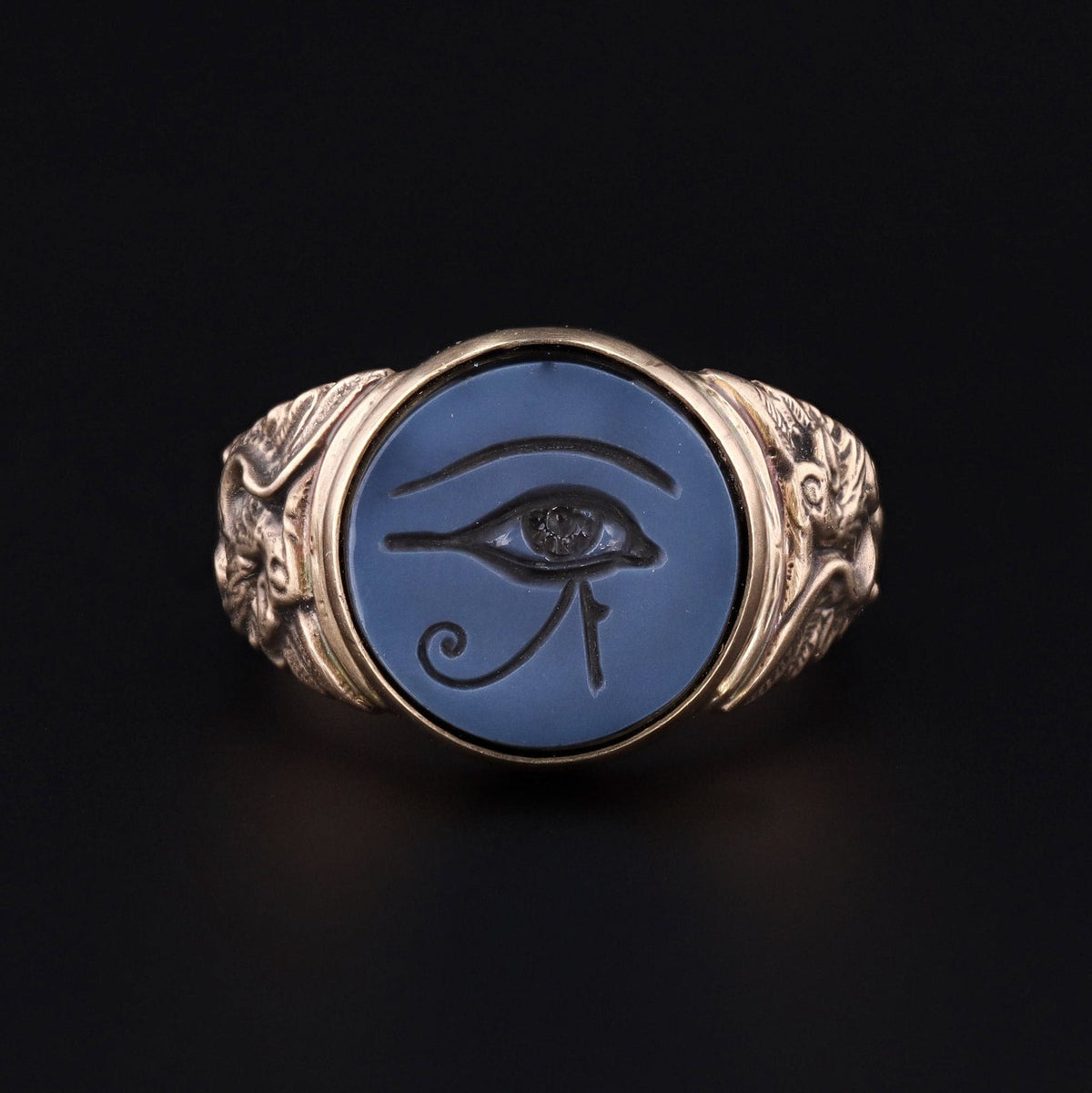 Eye of Horus Ring | Intaglio Ring - Trademark Antiques