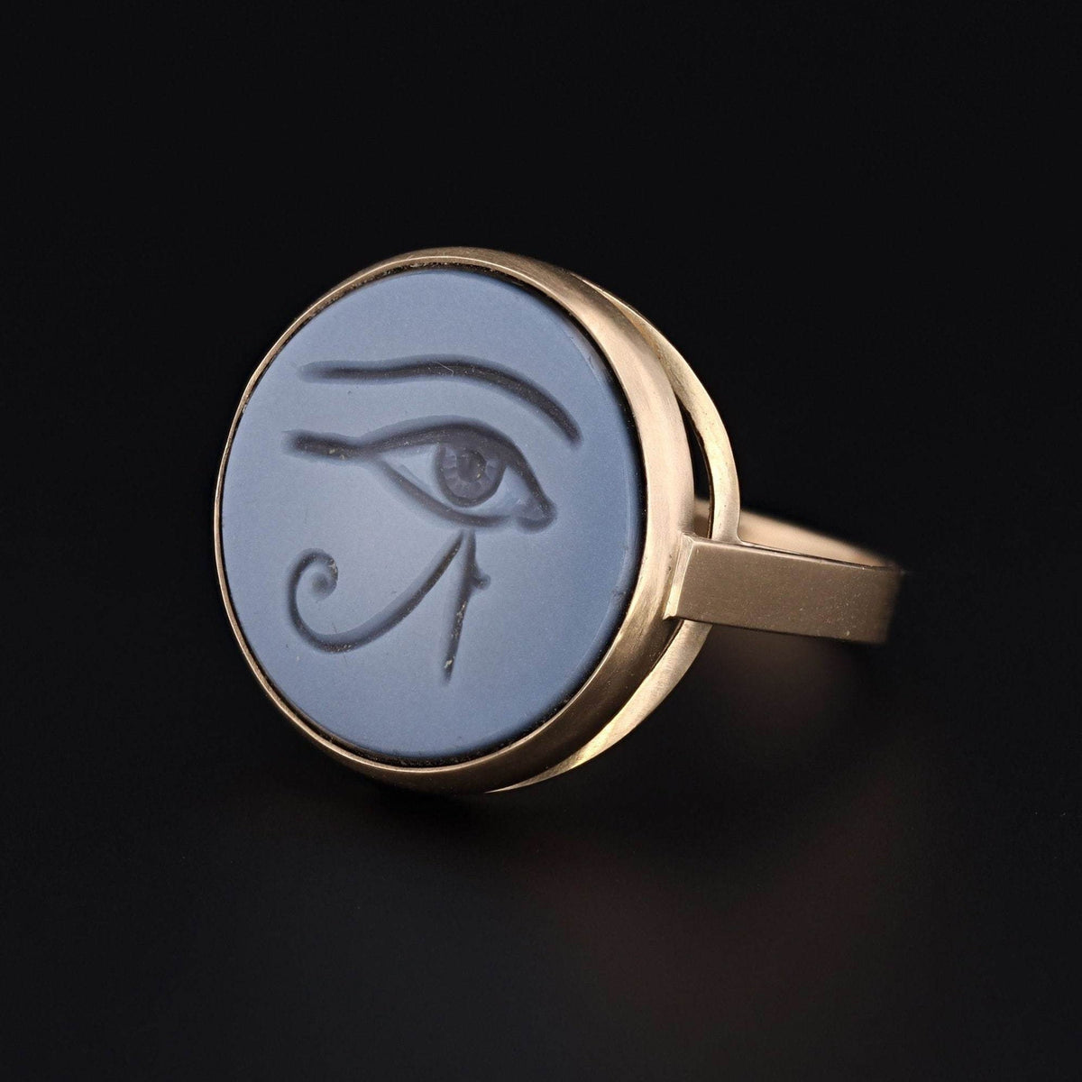 Eye of Horus Ring | Intaglio Ring - Trademark Antiques