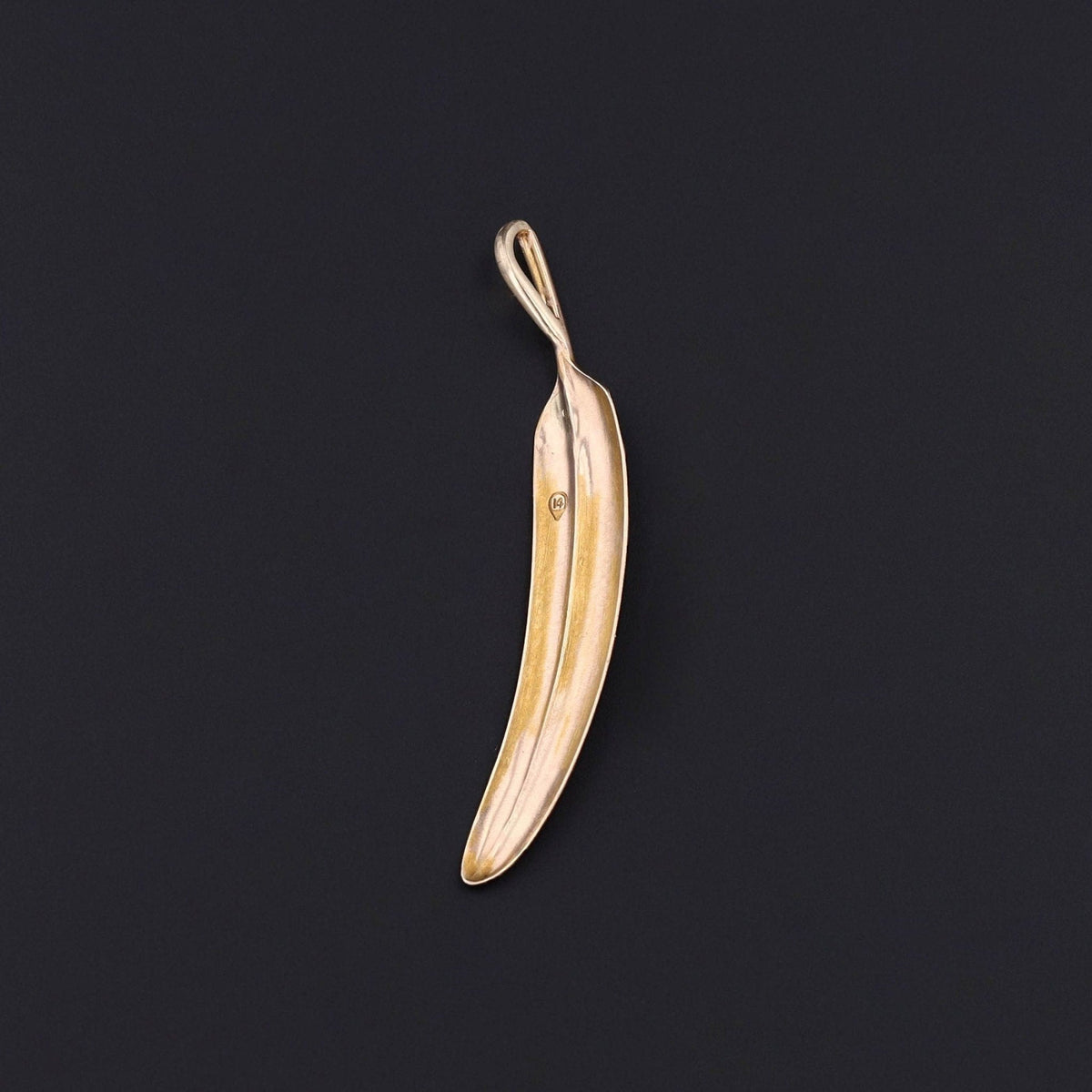 Feather Pendant | Antique Pendant - Trademark Antiques