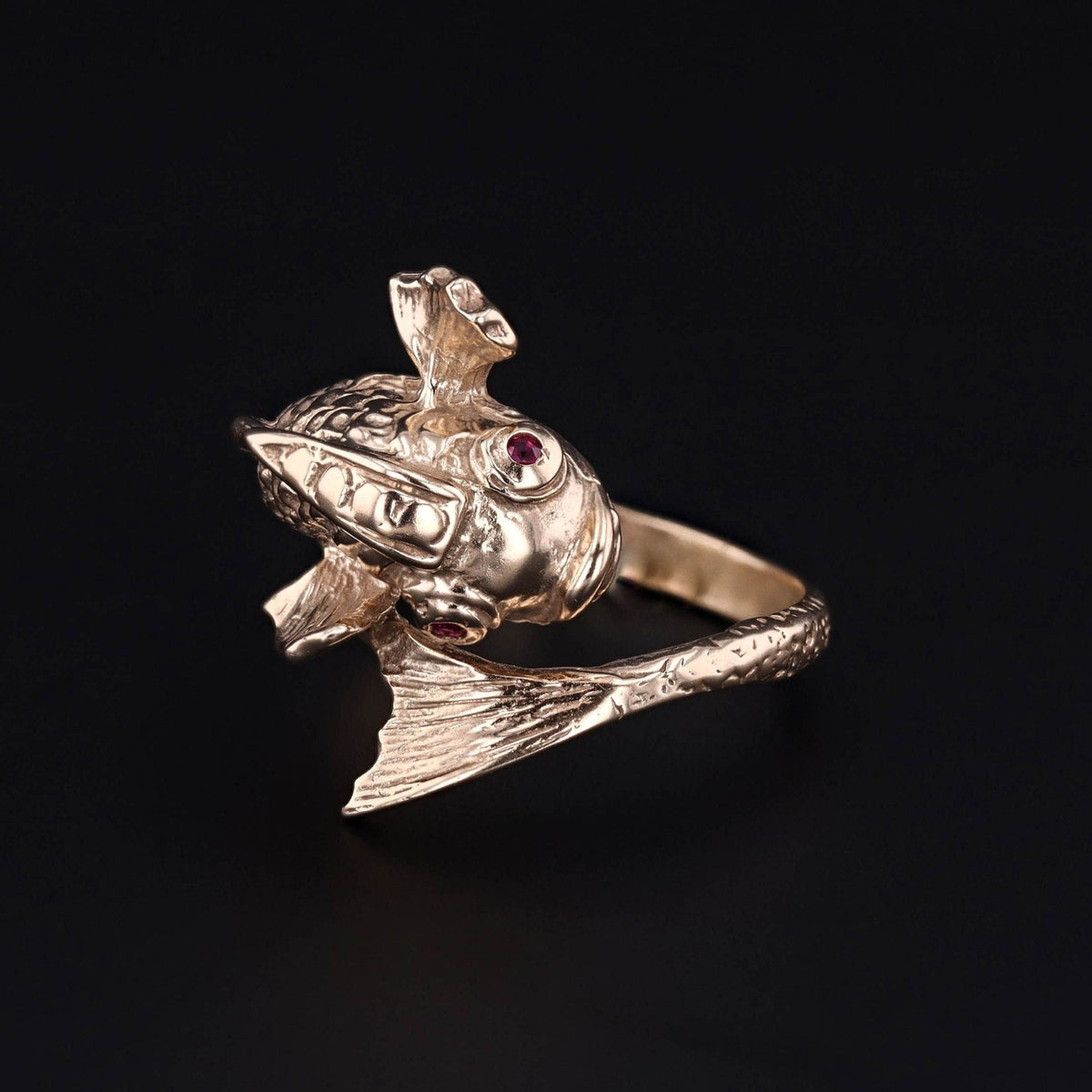 Fish Ring | Figural Ring - Trademark Antiques