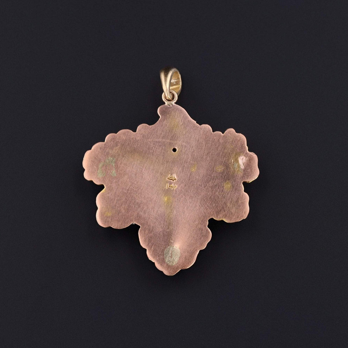 Floral Woman Pendant | Antique Pin Conversion Pendant - Trademark Antiques