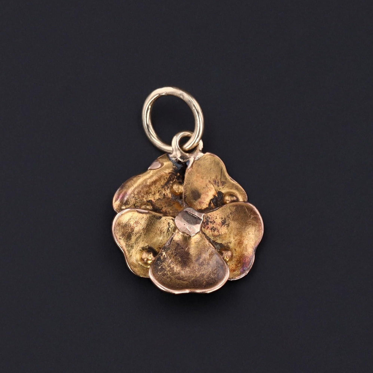Flower Charm | Diamond Flower Charm - Trademark Antiques