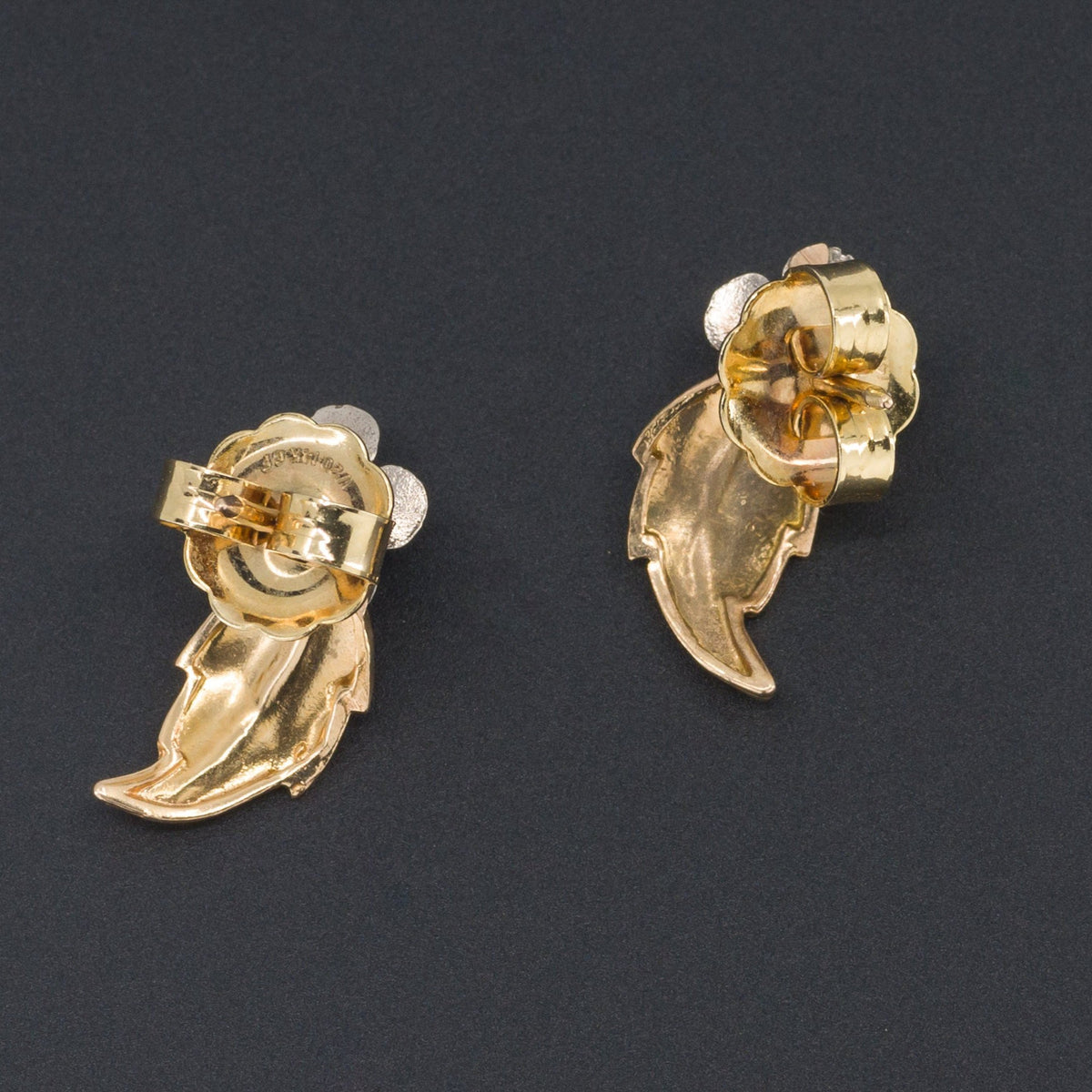 Flower Earrings | Diamond Flower Earrings - Trademark Antiques