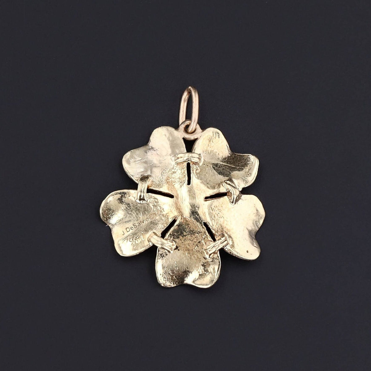 Flower Pendant | Blue Flower - Trademark Antiques