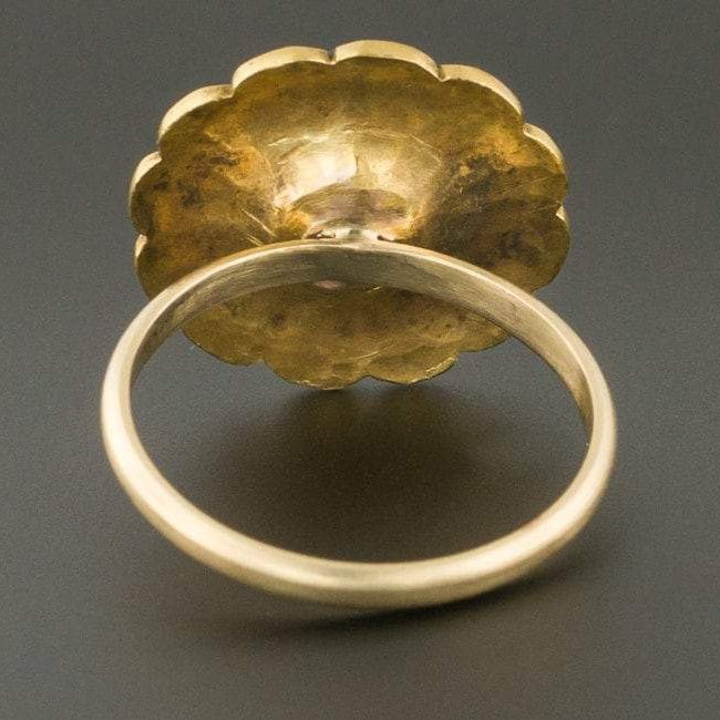 Flower Ring | 14k Gold Flower Ring - Trademark Antiques