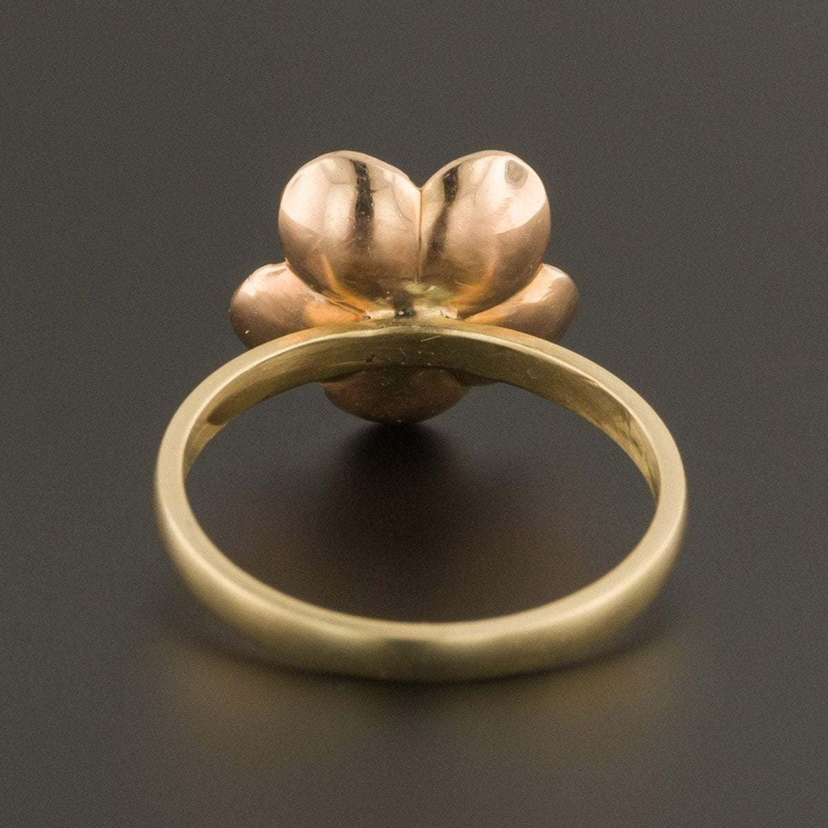 Flower Ring | 14k Gold Flower Ring - Trademark Antiques