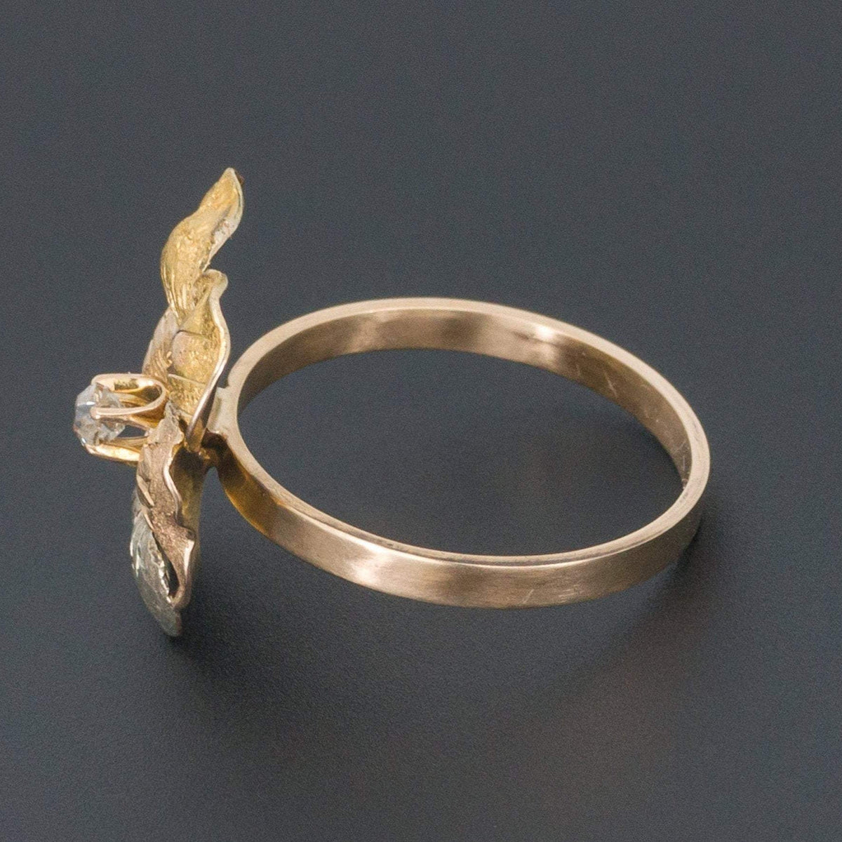 Flower Ring | Antique Flower Ring - Trademark Antiques