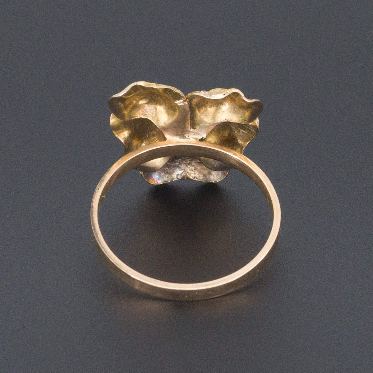 Flower Ring | Antique Flower Ring - Trademark Antiques