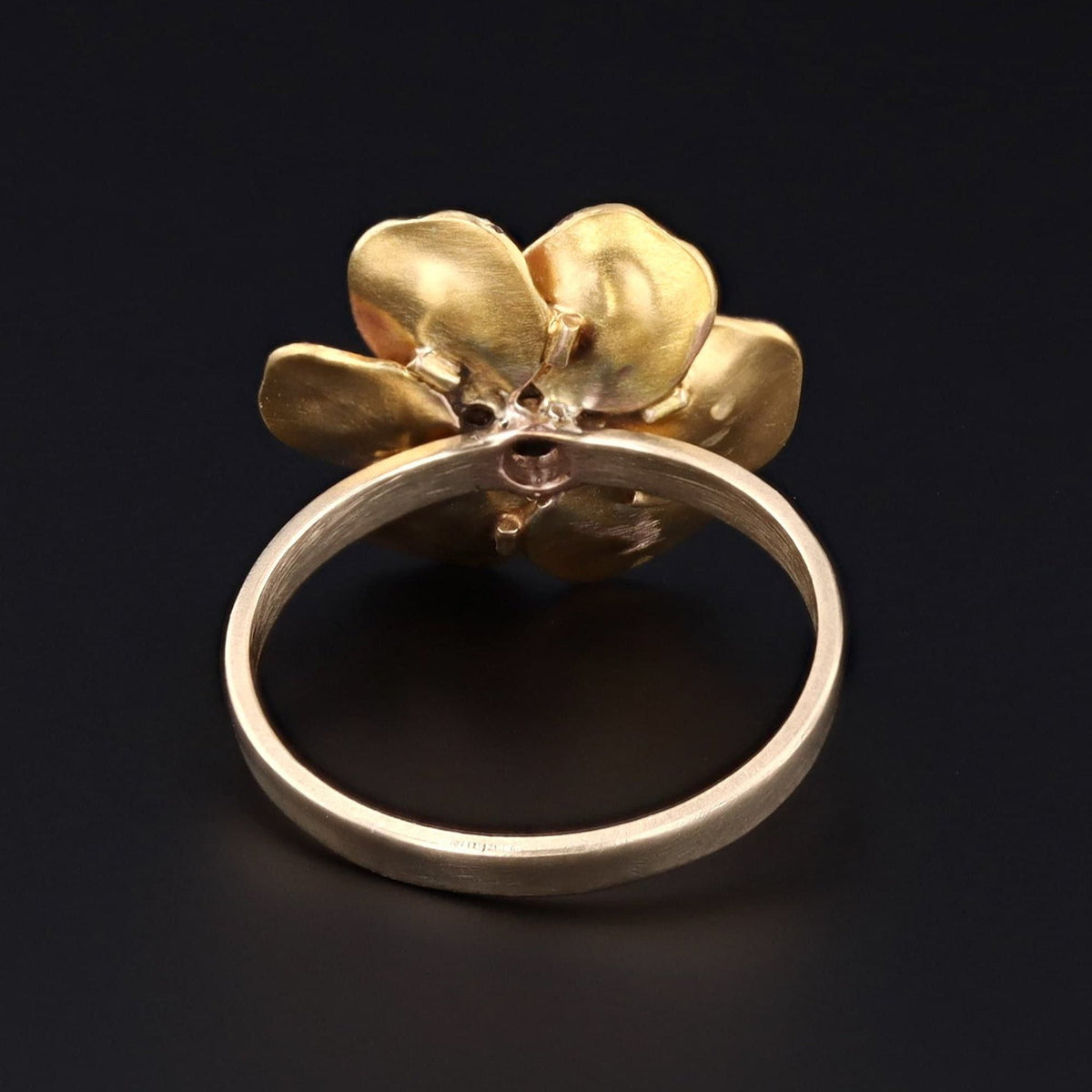 Flower Ring | Antique Pin Conversion - Trademark Antiques