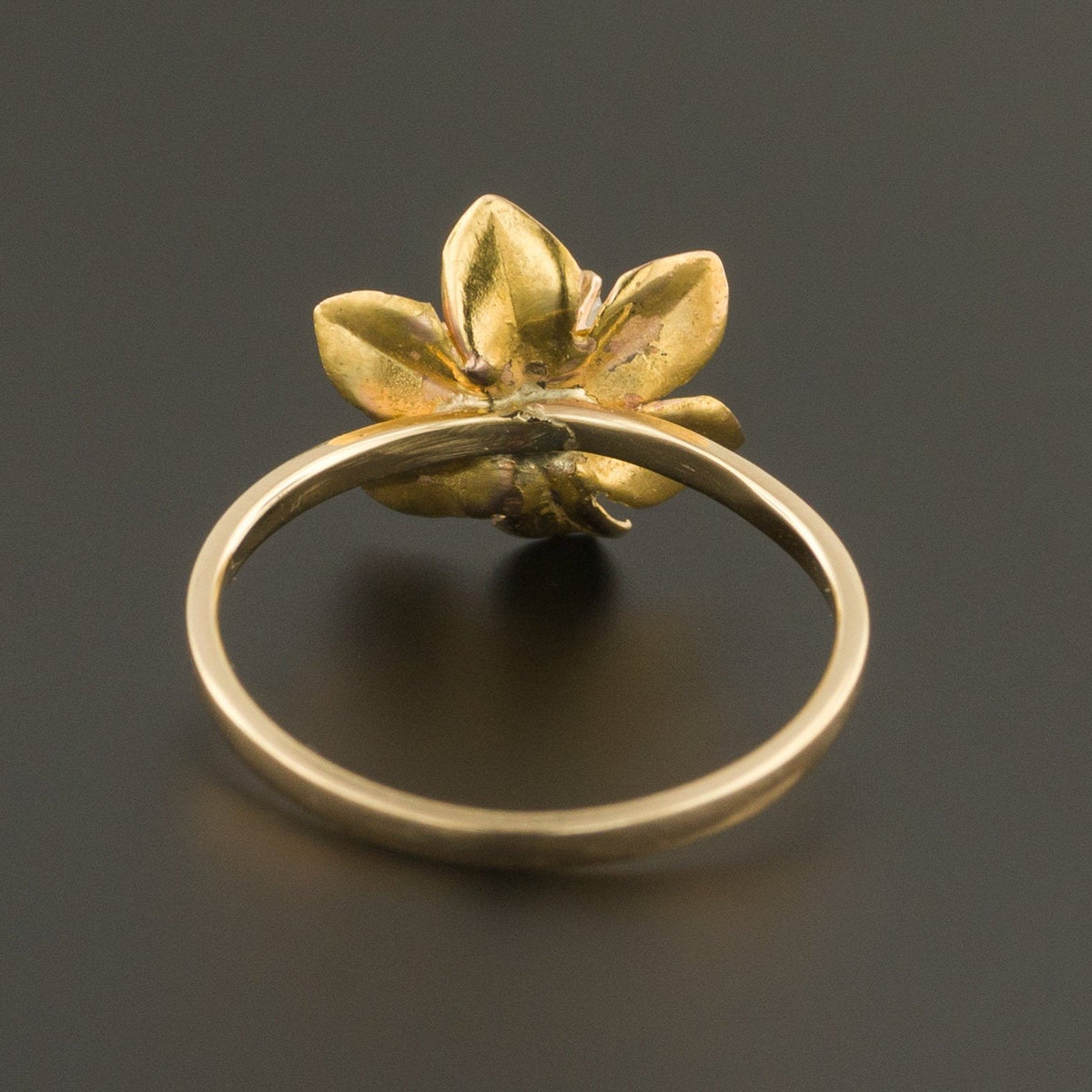 Flower Ring | Gold Flower Ring - Trademark Antiques