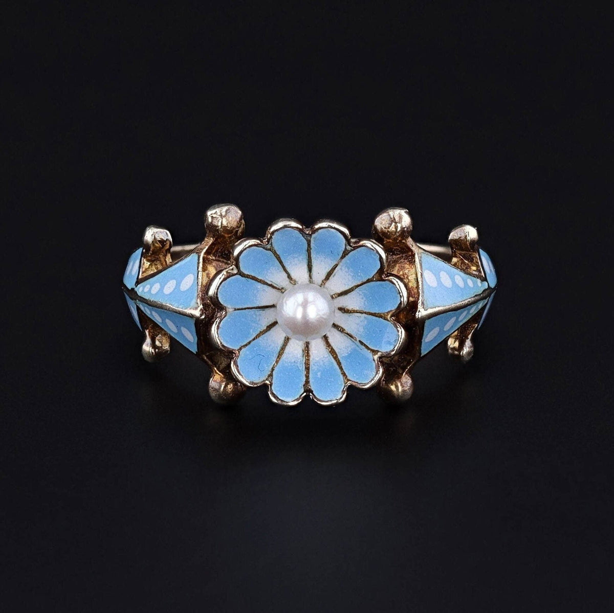 Flower Ring | Victorian Ring - Trademark Antiques