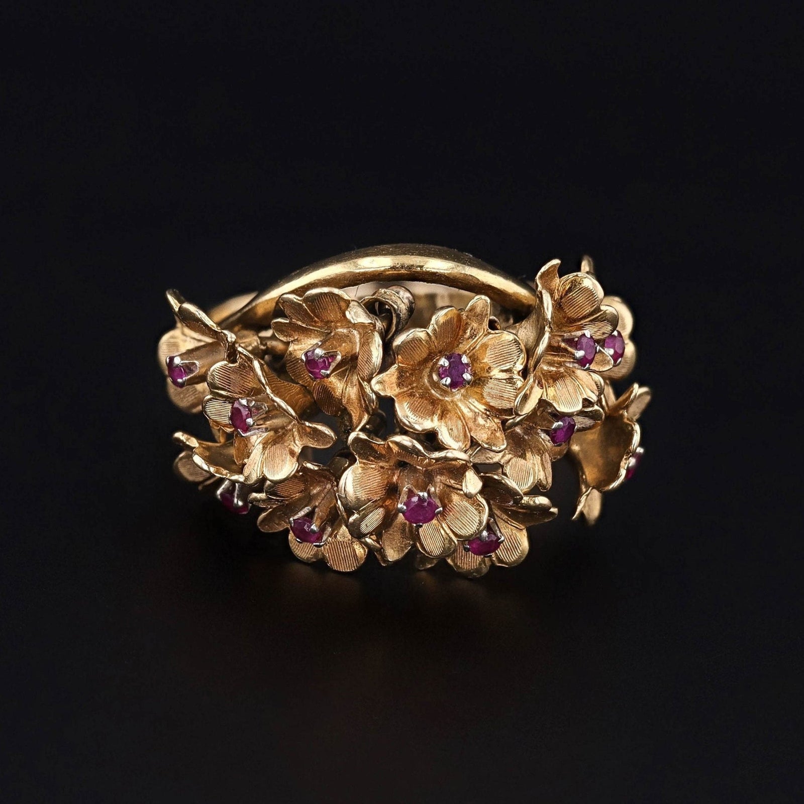Flower Ring | Vintage Ring - Trademark Antiques
