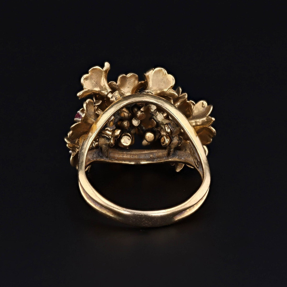 Flower Ring | Vintage Ring - Trademark Antiques
