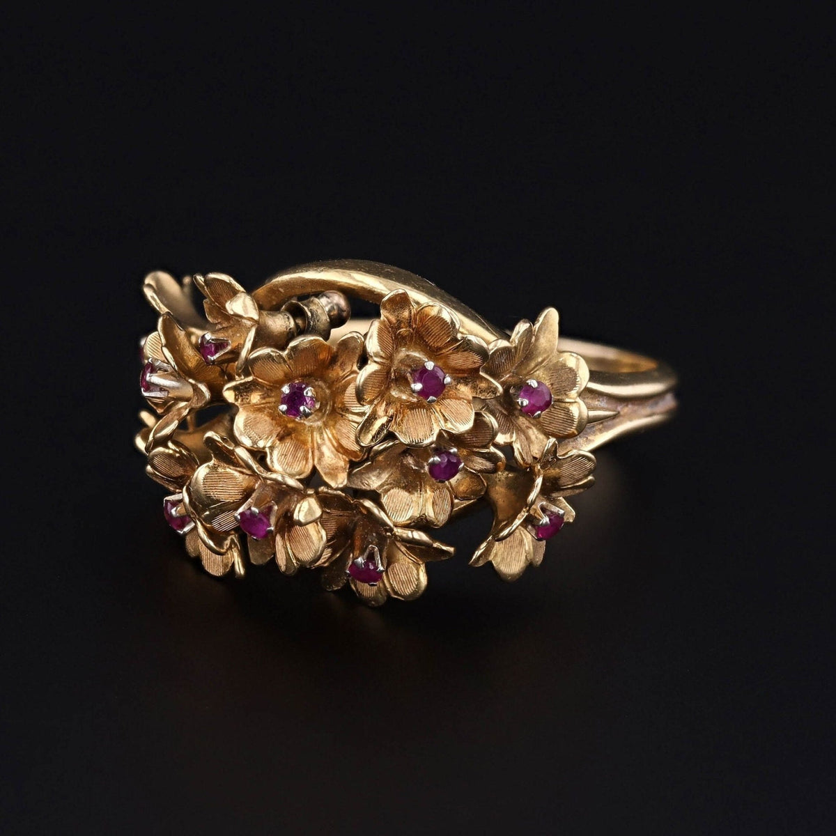 Flower Ring | Vintage Ring - Trademark Antiques