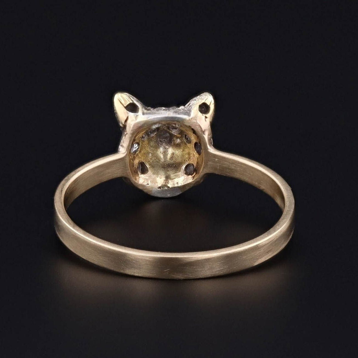 Fox Ring | Diamond Fox Ring - Trademark Antiques