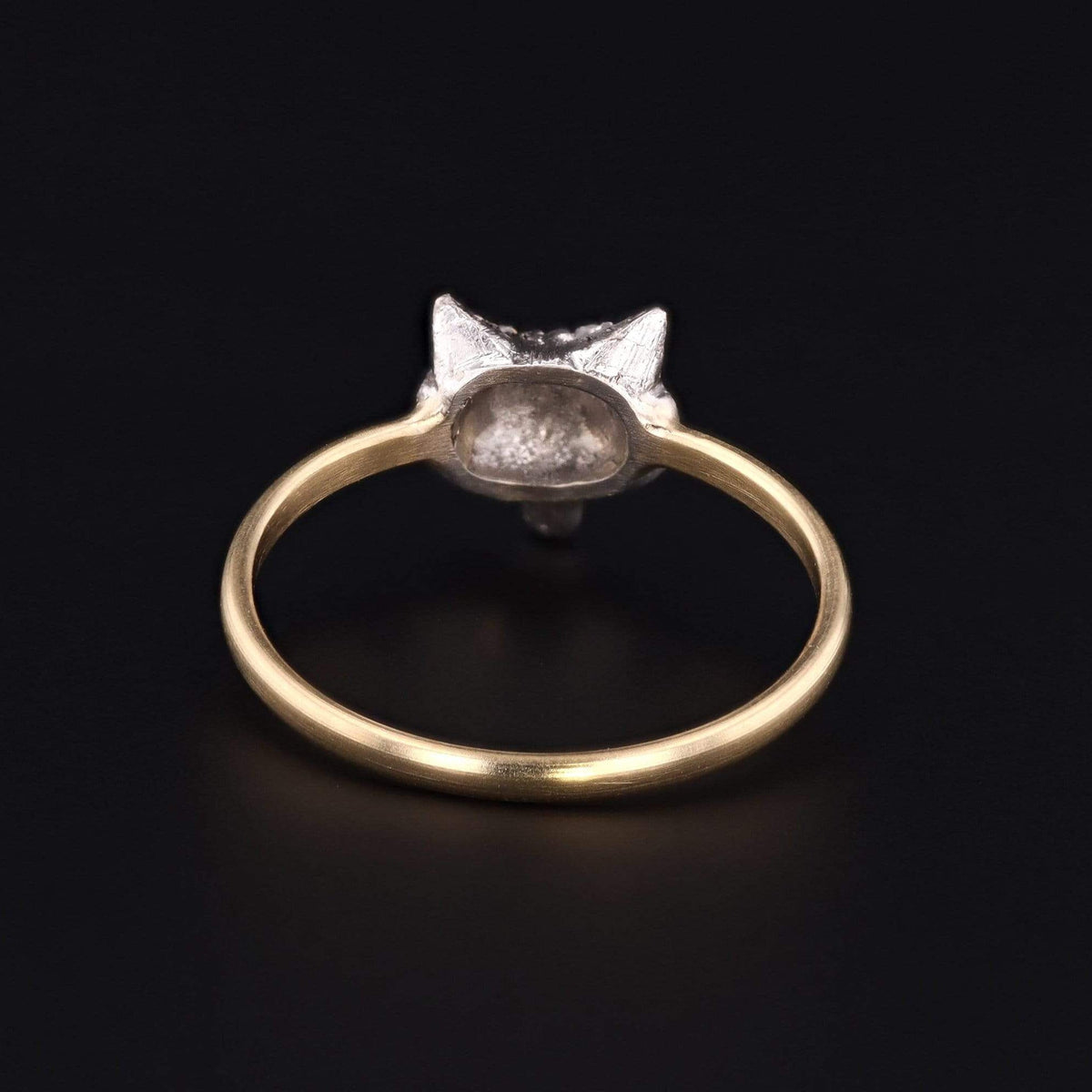 Fox Ring | Diamond Fox Ring - Trademark Antiques