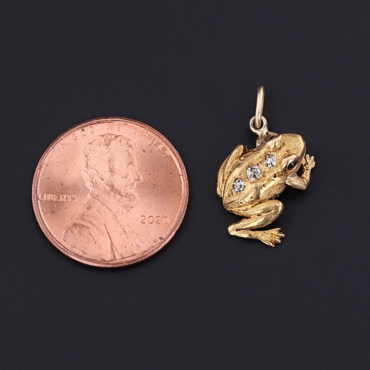 Frog Charm or Pendant | Antique Frog Charm - Trademark Antiques