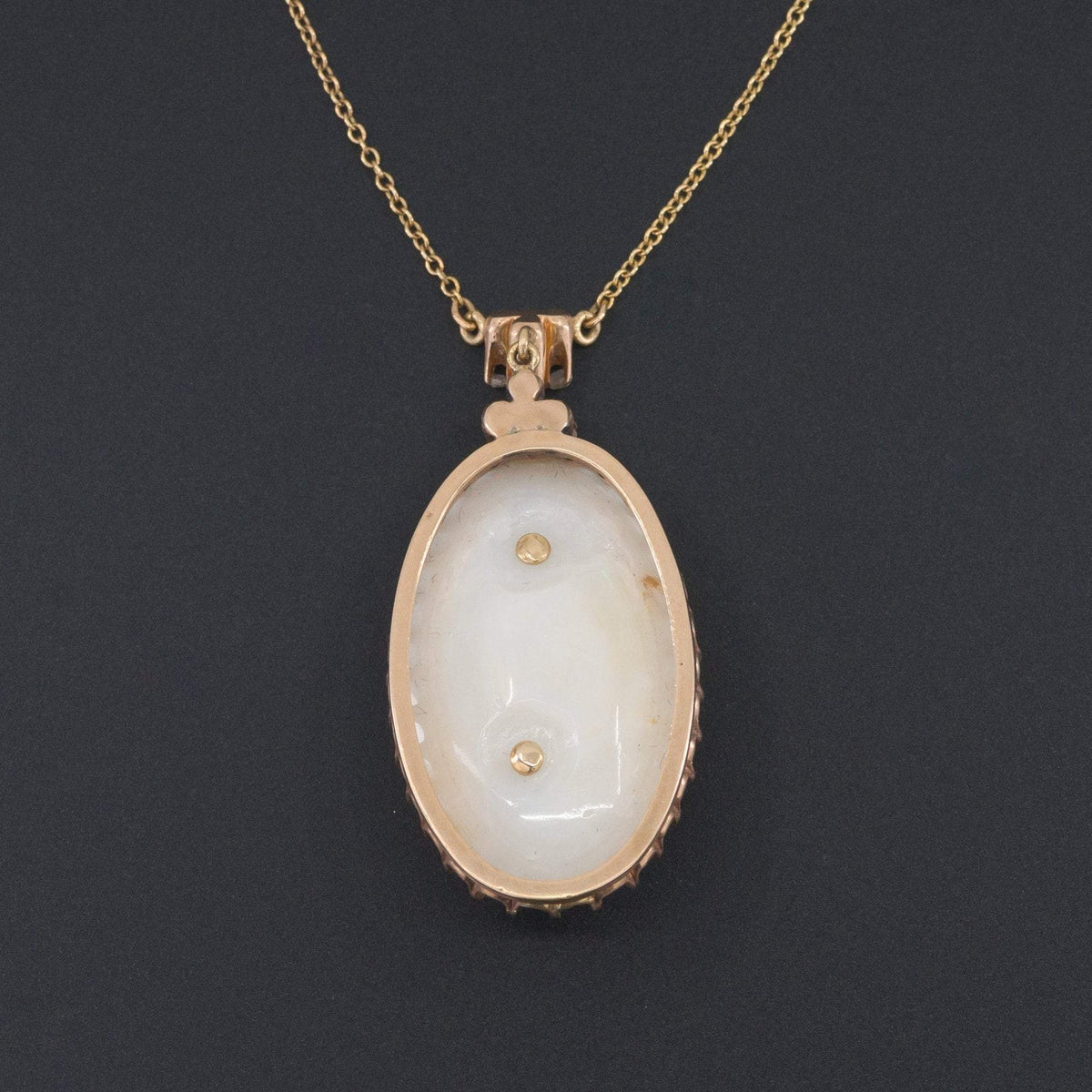 Frog Necklace | Antique Pin Conversion Necklace - Trademark Antiques